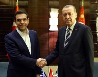 YUNANİSTAN BAŞBAKANI - Cumhurbaşkanı Erdoğan, Yunanistan Başbakanı Çipras'ı Kabul Etti