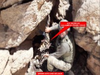 UÇAKSAVAR - PKK'nın Silah Deposu Olarak Kullandığı Mağaralar Ele Geçirildi