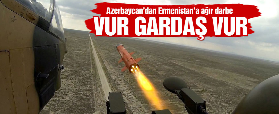 Azerbaycan Ermenistan'ı fena çarptı