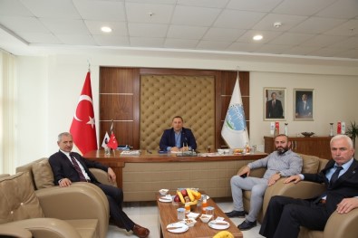 Başkan Dişli'den, TİMFED Başkan Yardımcısı Bayrak'a Ziyaret
