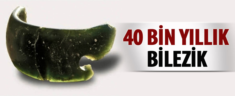 Tam 40 bin yıllık bilezik bulundu