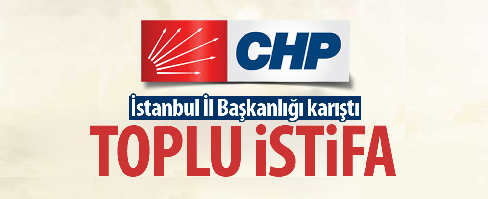 CHP'de toplu istifa