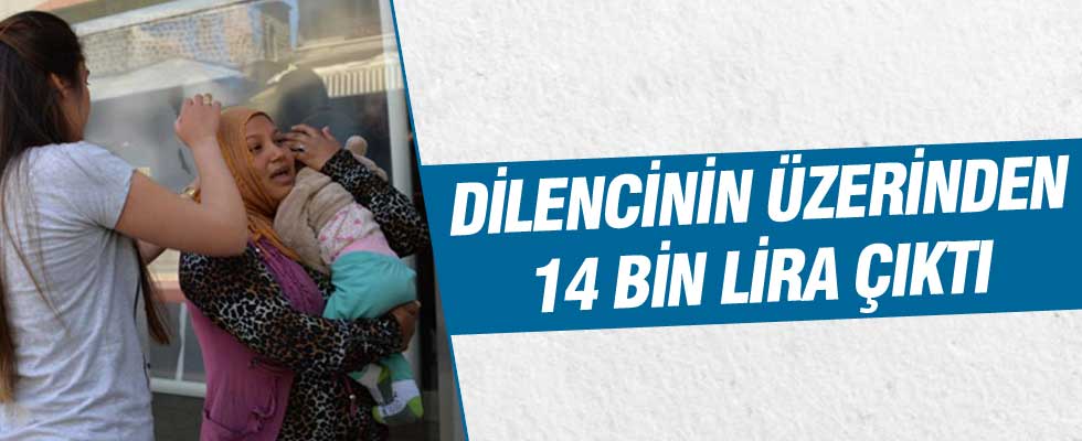 Diyarbakır'da dilencinin üzerinden 14 bin lira çıktı