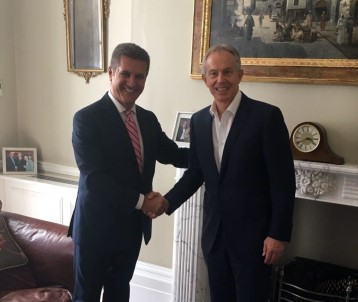 Mustafa Sarıgül, İngiltere Eski Başbakanı Tony Blair İle Görüştü