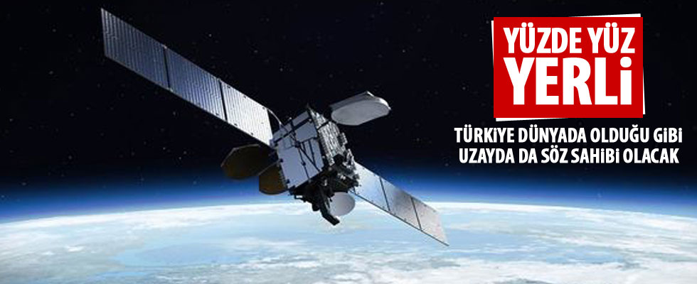 Yüzde 100 yerli uydu Türksat 6A geliyor.