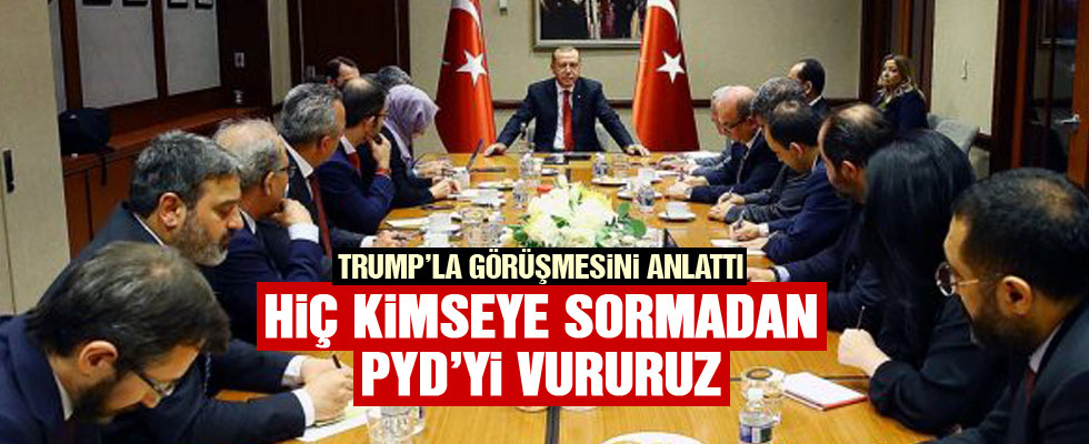 Cumhurbaşkanı Erdoğan ABD temaslarını anlatıı