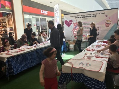 Forum Erzurum'un Anneler Günü'ne Özel Atölye Çalışmalarına Yoğun İlgi