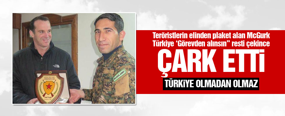 Türkiye resti çekti! Terörist sever McGurk çark etti