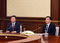 SEMERKANT - Mirziyoyev, Çin Ulusal Halk Kongresi Heyetini Kabul Etti