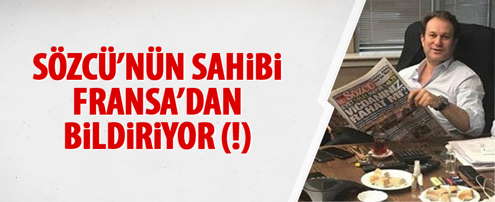 Sözcü'nün sahibi Burak Akbay'dan açıklama