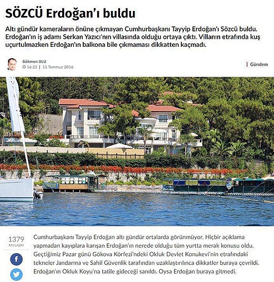 Sözcü gazetesinin iki haberine soruşturma