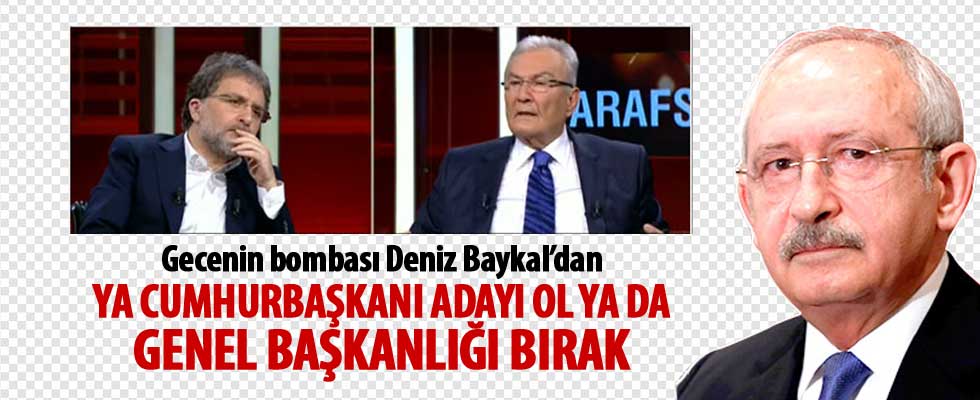 Baykal'dan Kılıçdaroğlu'na: Ya aday ol, ya da bırak