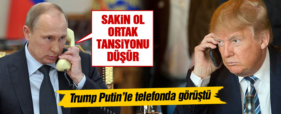 Trump ile Putin görüştü