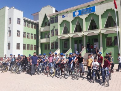 Ahmedi Hani Ortaokulu'nda Bisiklet Şenliği