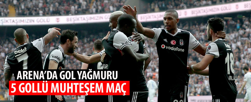 Beşiktaş Kasımpaşa'ya gol oldu yağdı