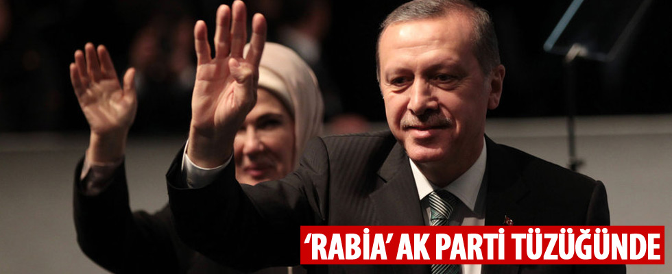 'Rabia' AK Parti tüzüğüne girdi