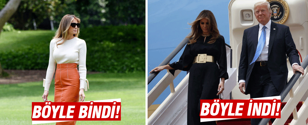 Donald Trump ve eşi, Suudi Arabistan'da!