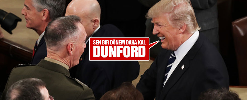 Trump'tan flaş Dunford kararı