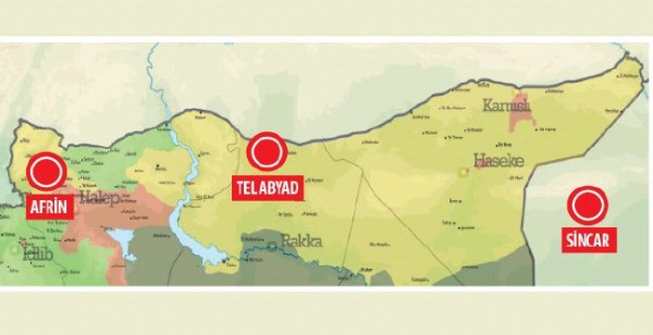 Suriye sınırına yığınak