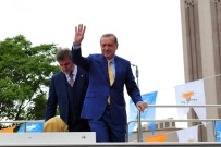 ANKARA ARENA - Cumhurbaşkanı Erdoğan Ankara Arena Dışında Bekleyen Partililere Hitap Etti