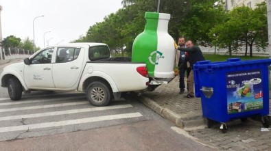 İzmit'te Her Ay 150 Ton Cam Atık Toplanıyor