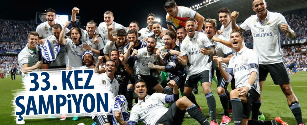 Real Madrid, şampiyon oldu