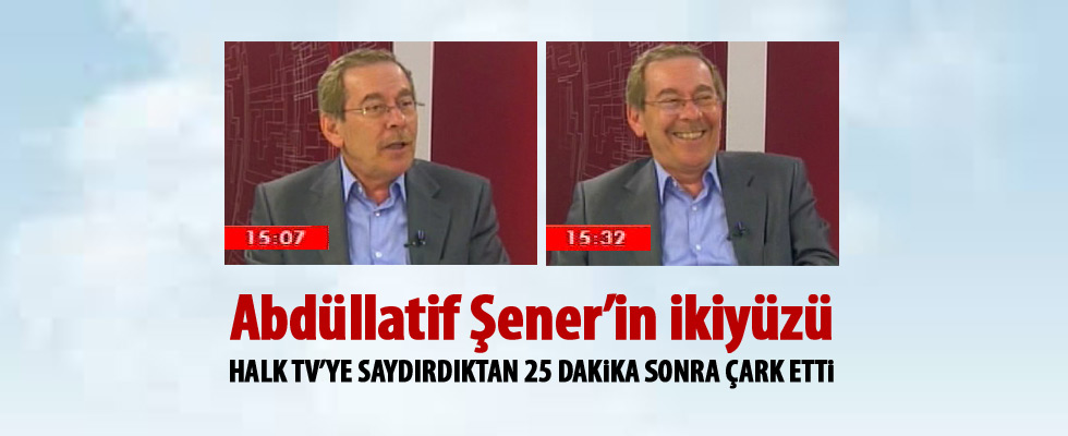 Abdüllatif Şener'in ikiyüzü