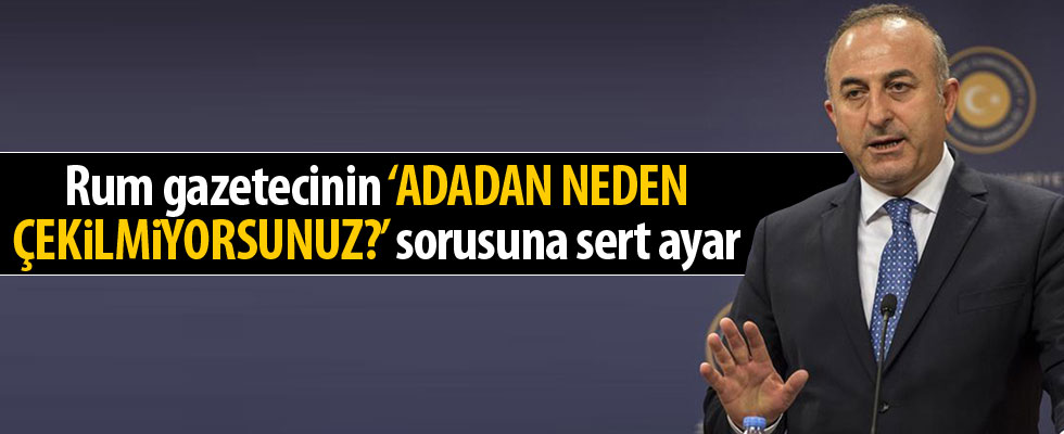 Çavuşoğlu, Rum gazetesine konuştu