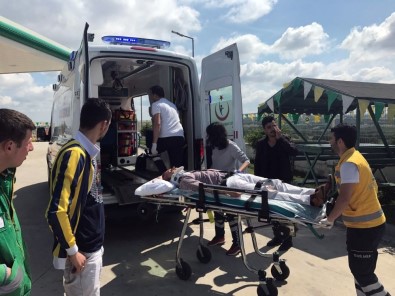 Çerkezköy'de Trafik Kazası Açıklaması 1 Yaralı