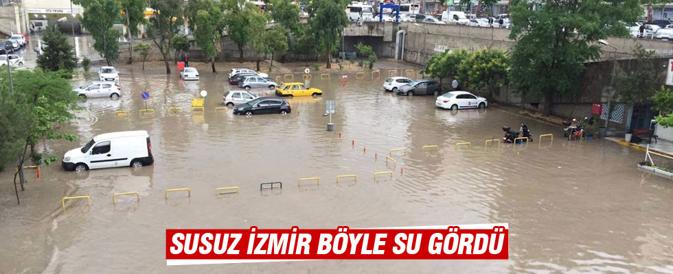 İzmir'de bu kez de yağmur çilesi