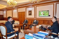 MUSTAFA TOPRAK - Başkan Samanlı Vali Toprak'ı Ziyaret Etti