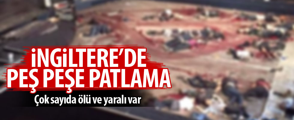 İngiltere'de Manchester Arena'daki konser alanında patlama