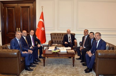 ASTOP Heyeti İçişleri Bakanı Soylu'yu Ziyaret Etti