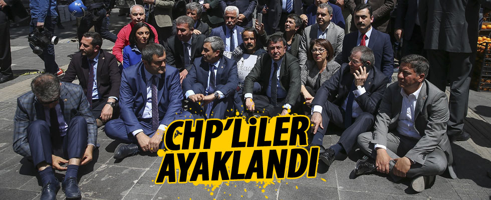 CHP'li vekillerin oturma eylemi sona erdi