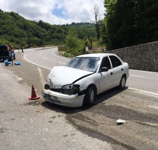 Zonguldak-Ereğli Yolunda Kaza Açıklaması 1 Yaralı
