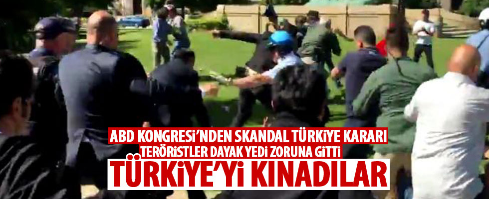 ABD Kongresi'nden skandal Türkiye kararı
