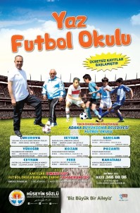 Adana Büyükşehir Belediyesi'nin Yaz Futbol Okulu Kayıtları Başladı