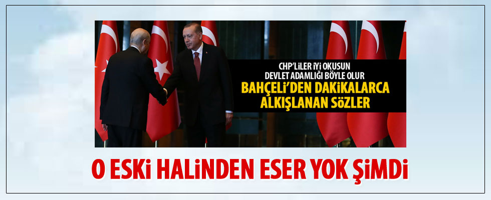 Bahçeli'den Cumhurbaşkanı Erdoğan'a yanıt