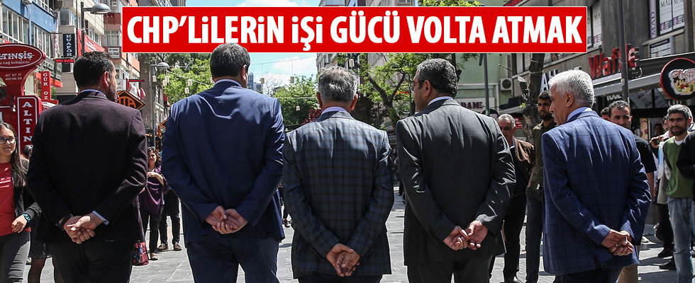CHP'li vekiller Güvenpark'ta volta atma eylemi yaptı