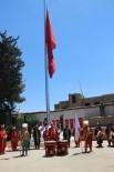 GÜNGÖR AZİM TUNA - Suriye Sınırına Mehter Marşı'yla Dev Türk Bayrağı Çekildi