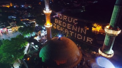 Eyüp Sultan'da İlk Teravih Havadan Görüntülendi