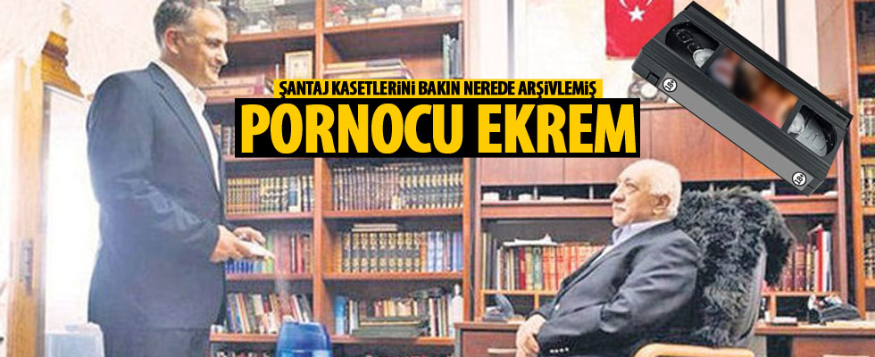 Şantaj kasetlerini Zaman'da arşivlemiş