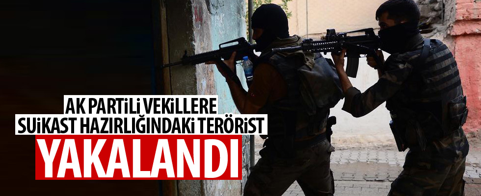 Suikastçı kadın terörist yakalandı