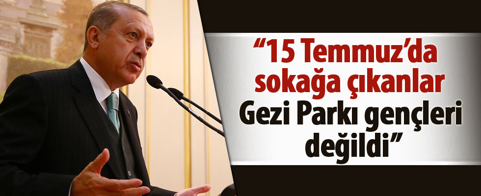 Cumhurbaşkanı Erdoğan İstanbul'da konuştu