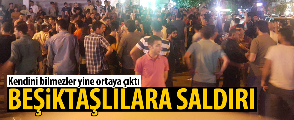 Diyarbakır'da Beşiktaşlılara saldırı