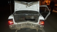 Samsun'da Motosiklet Otomobile Arkadan Çarptı Açıklaması 1 Yaralı