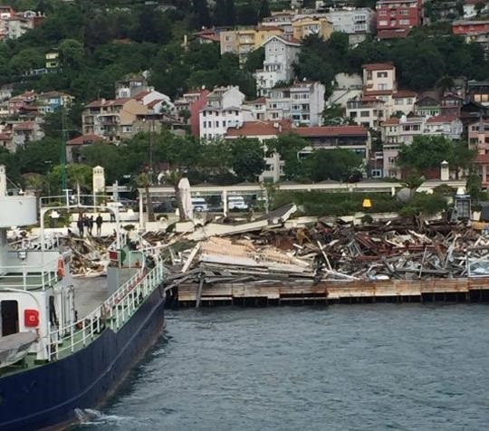 Galatasaray Adası yıkılıyor