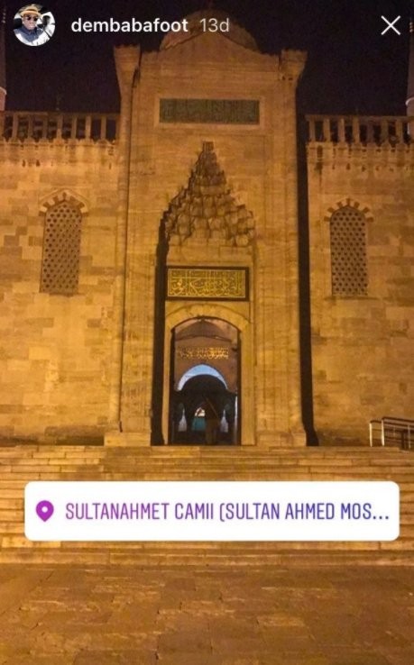 Şampiyonluk sonrası Sultanahmet'e gitti