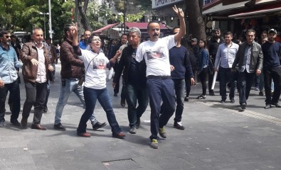 Başkent'te Gülmen Ve Özakça Eylemine Polis Müdahalesi Açıklaması 3 Gözaltı