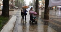 Denizli'de, Sağanak Yağış Etkili Oldu